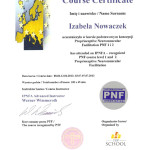 Certyfikat PNF - Proprioceptive Neuromuscular Facilitation